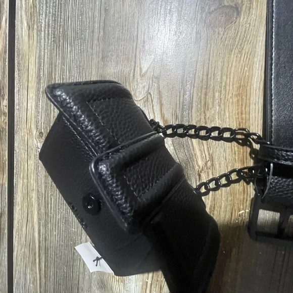 ALDO Black Belt With Detachable Mini Purse - Picture 5 of 8